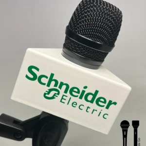 Basic Triangle microphone branded flag