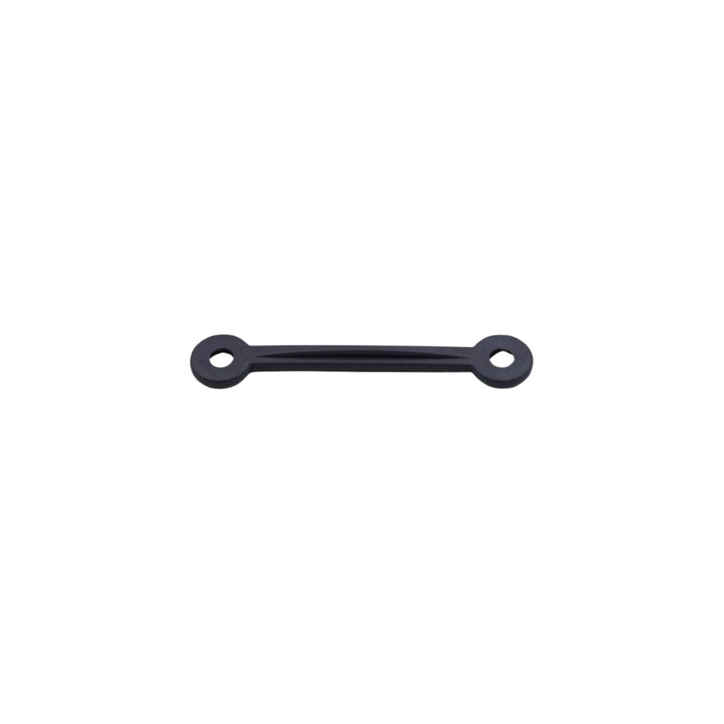 Rear perspective of anti sway bar showing connection mechanism detail