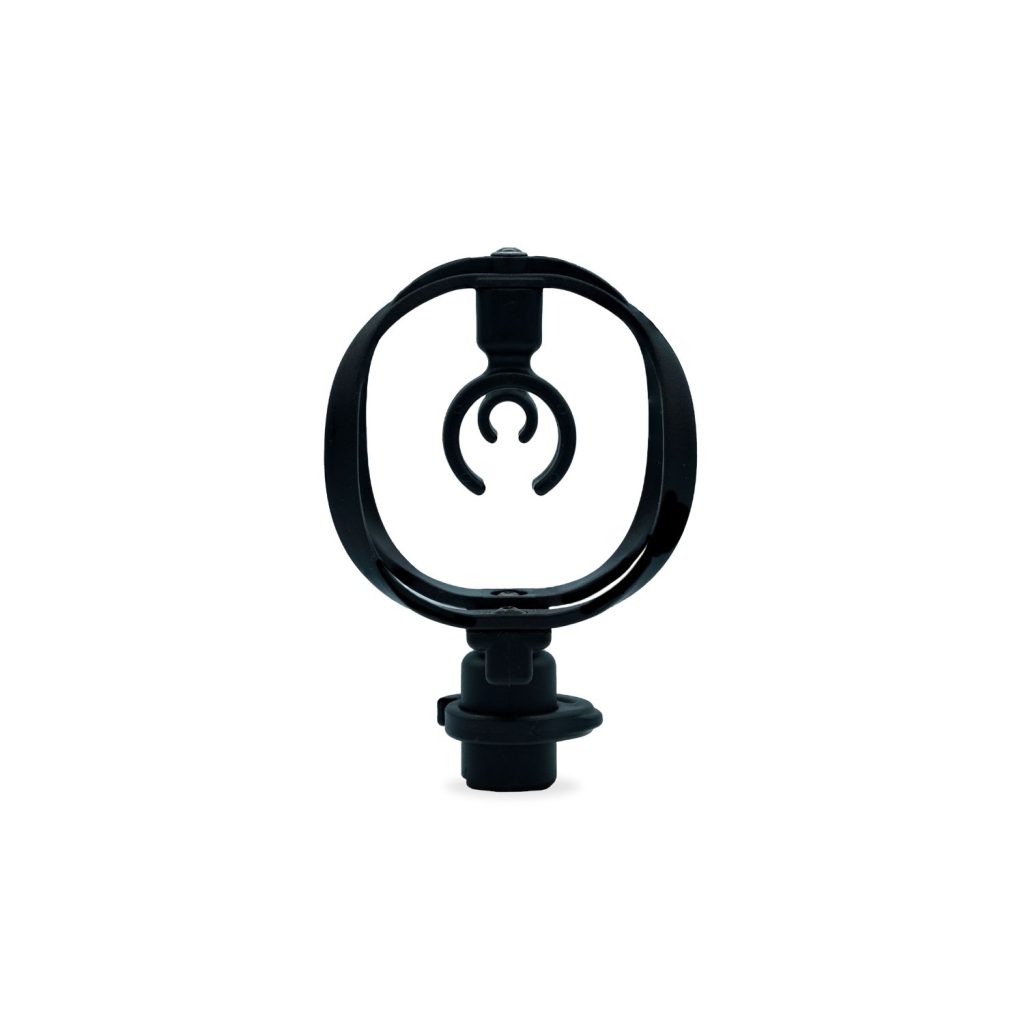 RAD-2 field edition shock mount mounted on microphone stand