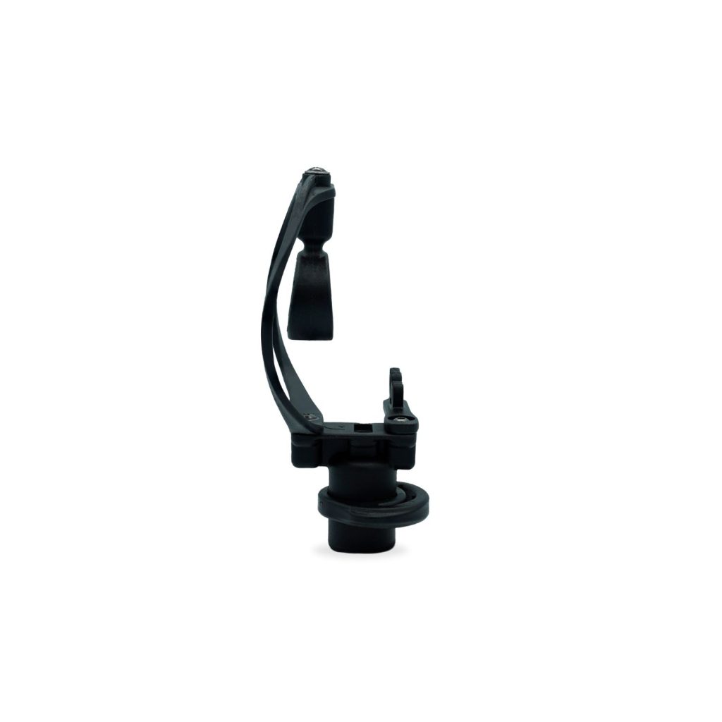 RAD-2 shock mount showing suspension hoop adjustment positions