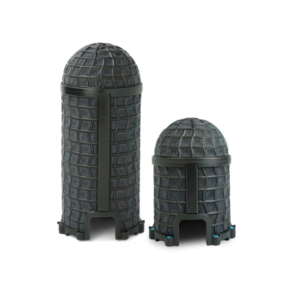 Grey fur windcover and magnetic windshield components for Mini-ALTO 250 system