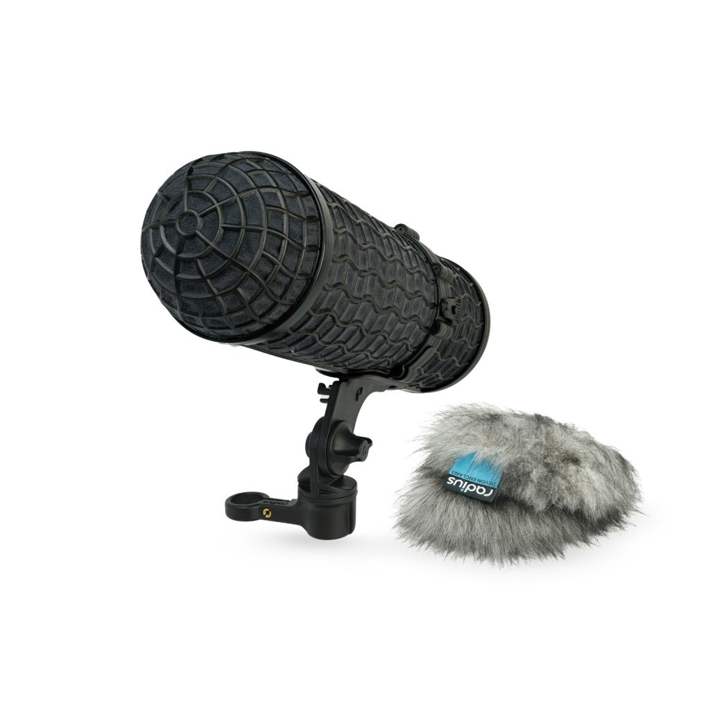 Mini-ALTO 250 windshield system with RAD-2 shock mount and pistol grip handle shown fully assembled