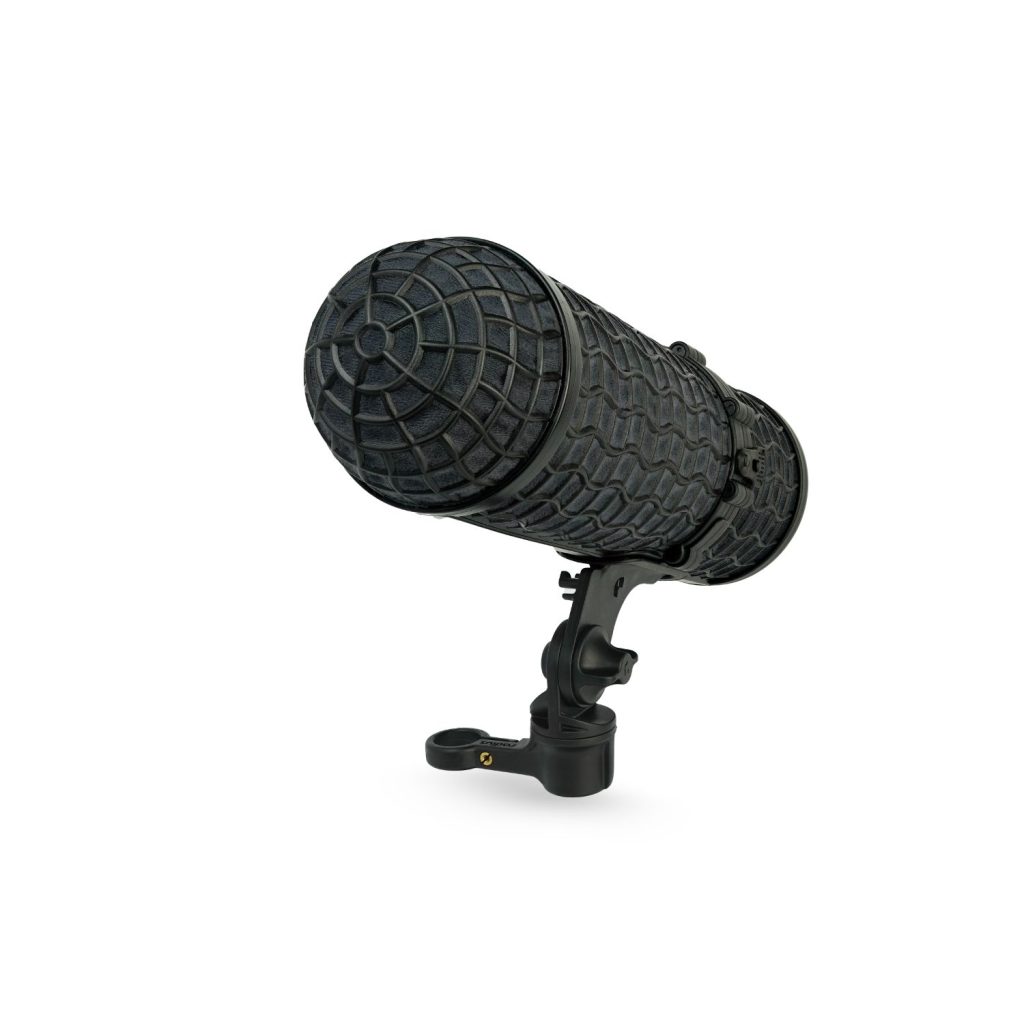 RAD-2 shock mount with suspension hoops and windshield components laid out