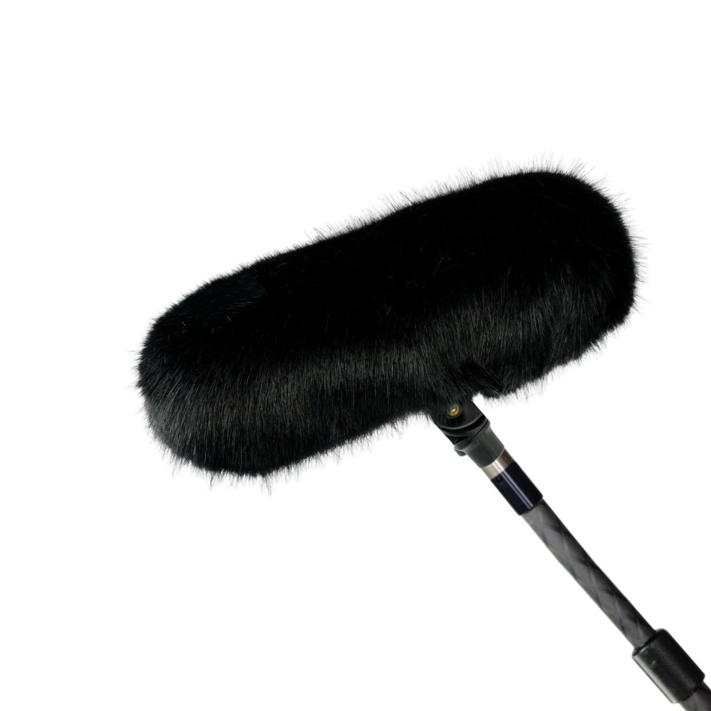 Mini-ALTO 250 windshield with microphone mounted in RAD-2 shock mount