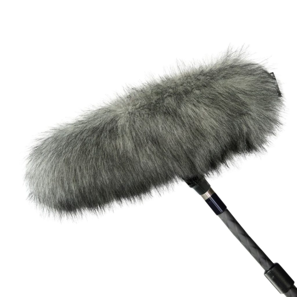 Mini-ALTO 300 grey synthetic long pile fur windcover replacement component