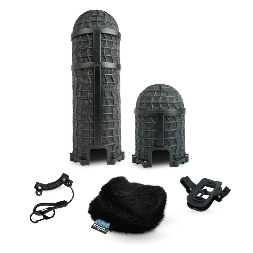 Mini-ALTO 300 windshield add-on kit with black fur cover and magnetic pod system