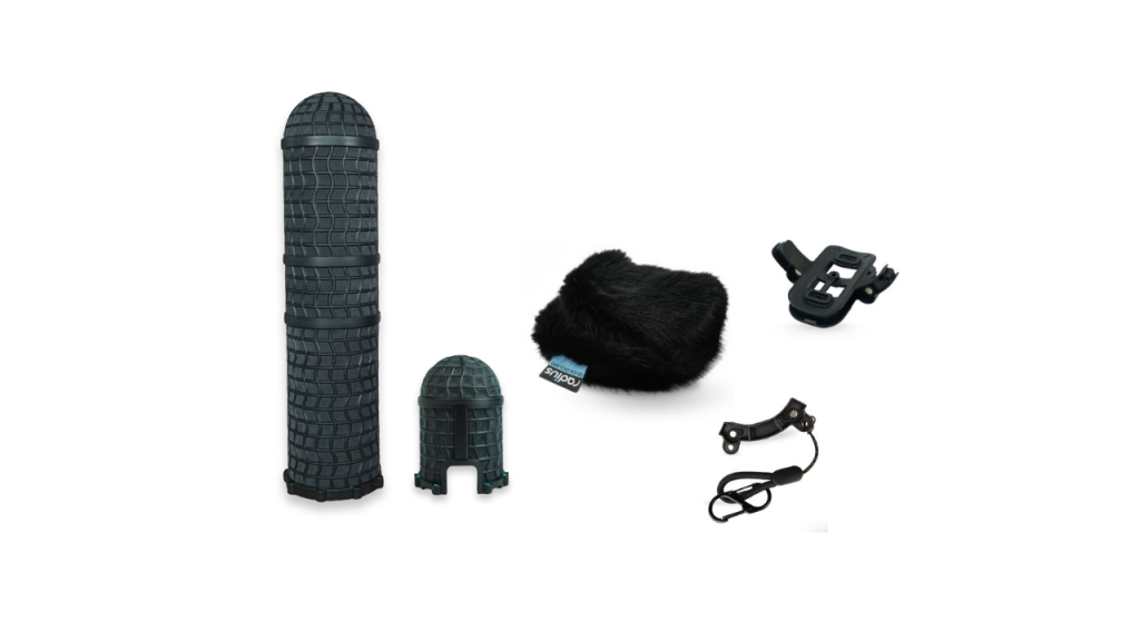 Mini-ALTO 410 windshield kit with black fur cover and magnetic pod components