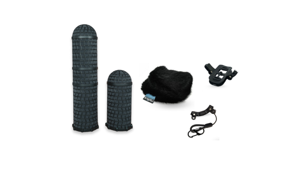 Mini-ALTO 480 windshield kit with black fur cover and magnetic components laid out on white background