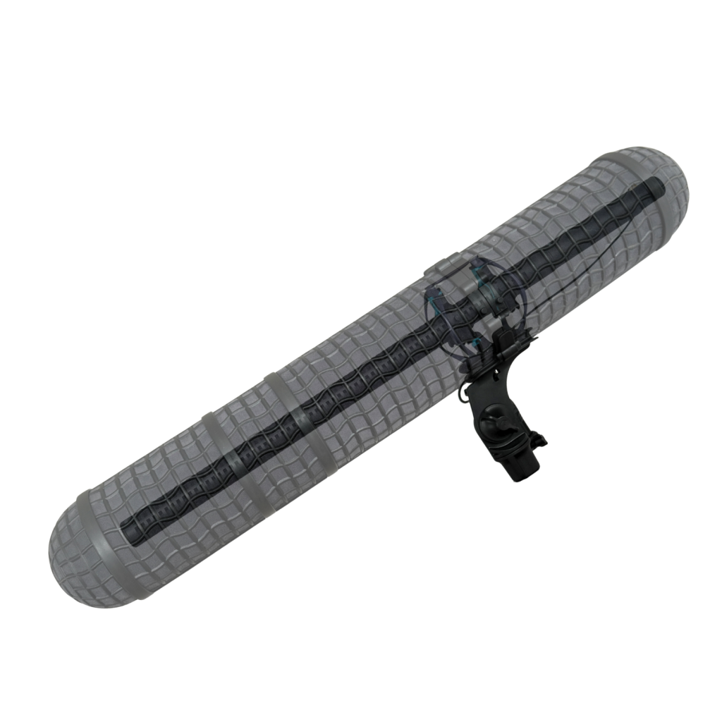 Mini-ALTO 480 windshield kit components laid out including pistol grip handle and magnetic stowage holder