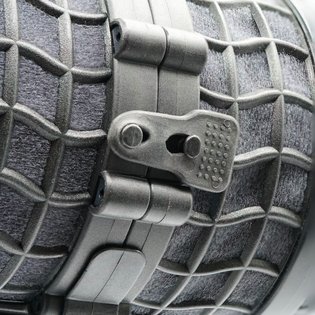 Locking straps installed on Mini-ALTO windshield pods demonstrating proper positioning and fit