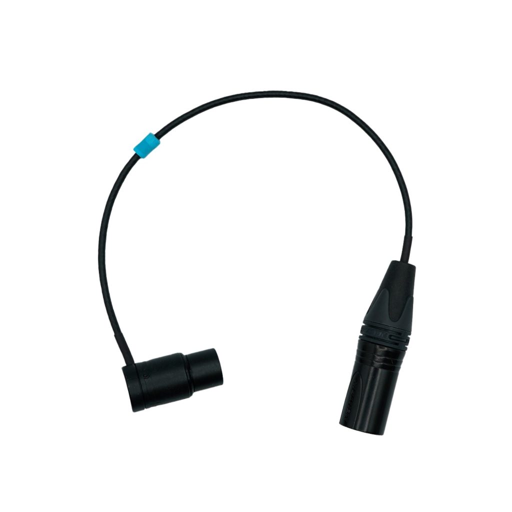 Mini-ALTO stereo 5-pin XLR jumper cable with thin 2.85mm profile and 260mm length