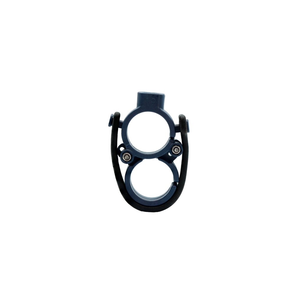 Dimensional drawing of MS19 mic clips with measurement specifications
