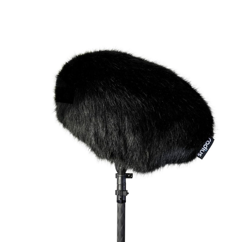 Replacement windcover showing multi-pile acoustic fur construction and internal lining