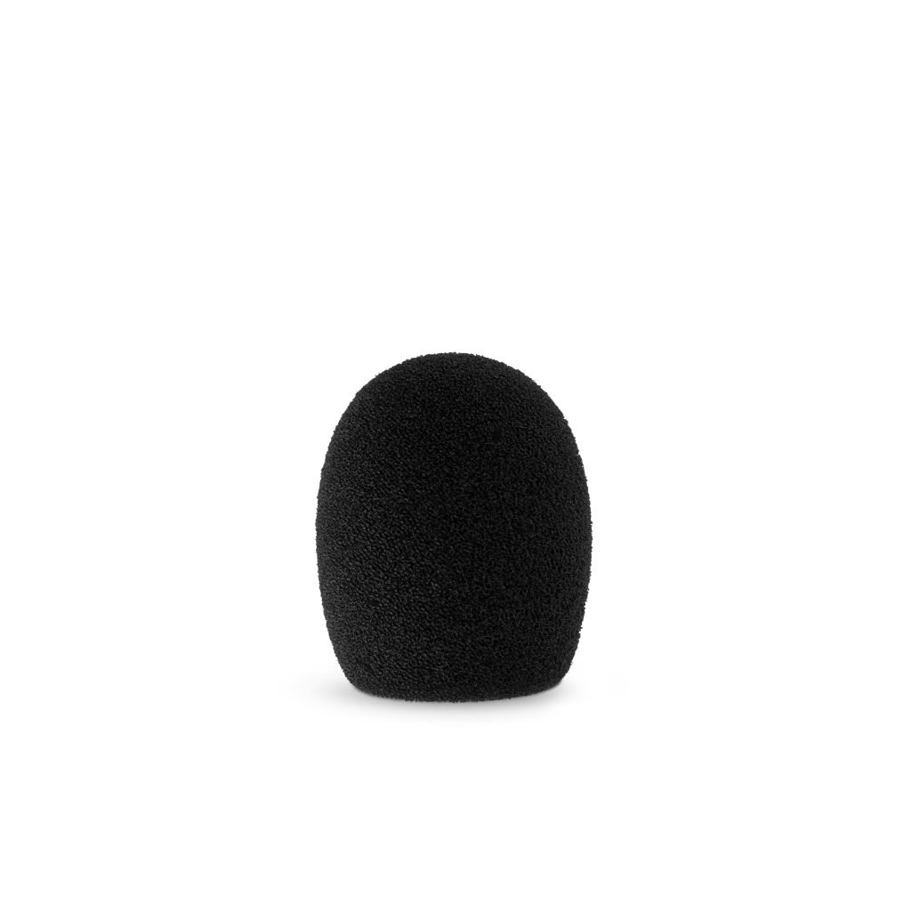 Professional microphone foam windshield detail view